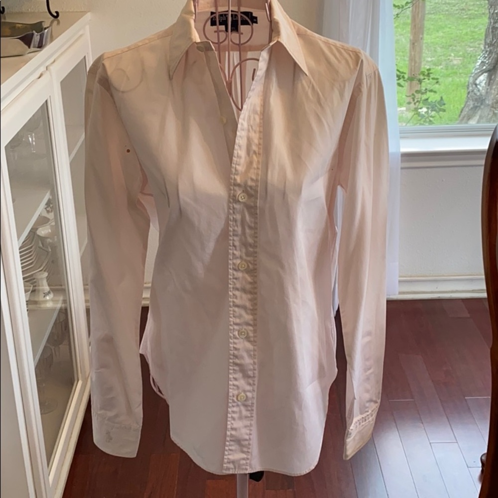 Ralph Lauren light pink long sleeve size 8